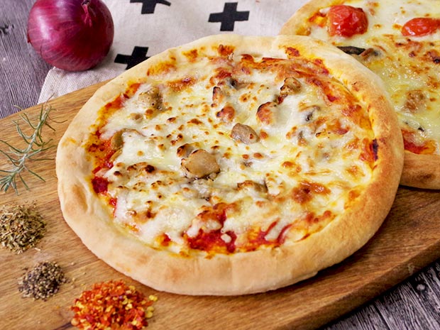 地中海香草焗春雞手工pizza披薩(8吋)