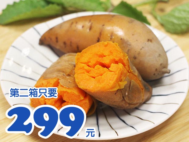 【竹山】無毒64號橘肉地瓜5斤二箱