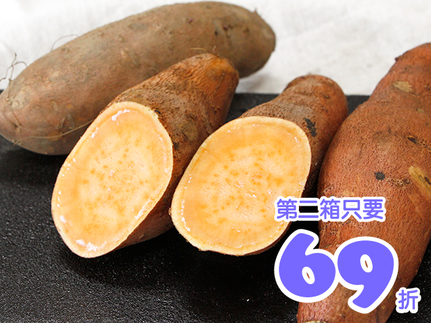【雲林】綿密66號橘地瓜5斤二箱