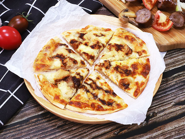 火烤蒜香嫩雞pizza披薩6吋