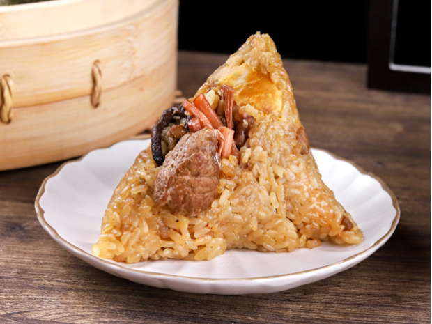 竹南懷舊-黃金鮮魷粽(三顆/包)